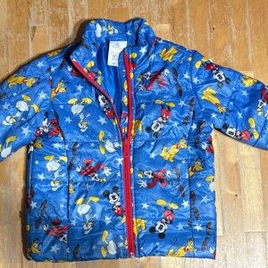 Disney Blue Toddler Puffer Jacket